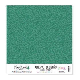adhesivo de diseño muerdago